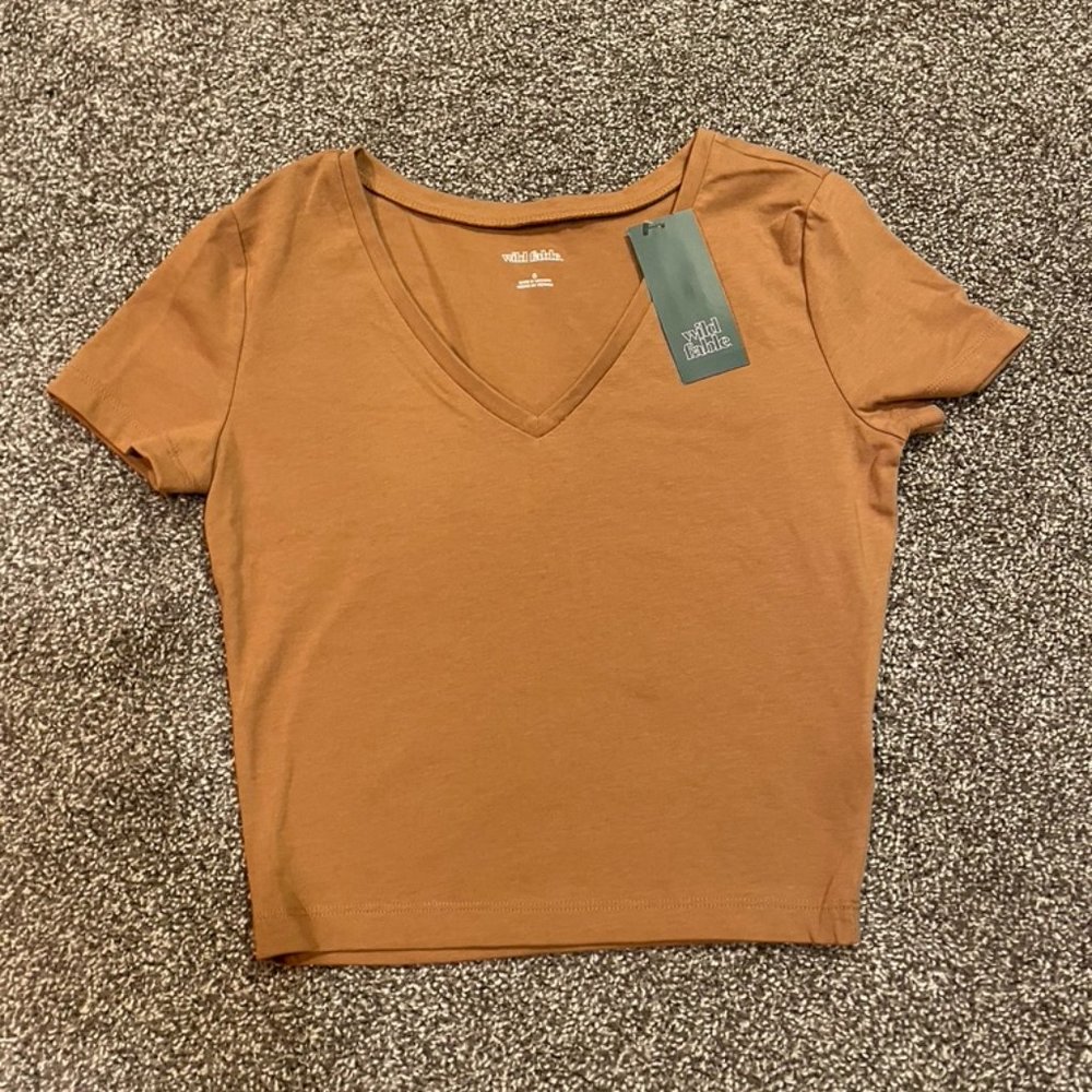 brand new brown target shirt